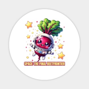 Galactic Beet Explorer - Space: The Final Beetfrontier Tee Magnet